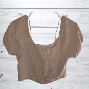Elegant Tan Women's Top